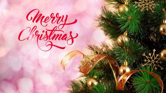 Bokeh Merry Christmas Video⎪ Animated Loop смотреть онлайн