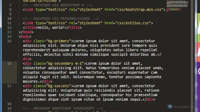 Curso de Bootstrap 4 - #34 Trabajando con márgenes ✅ смотреть онлайн