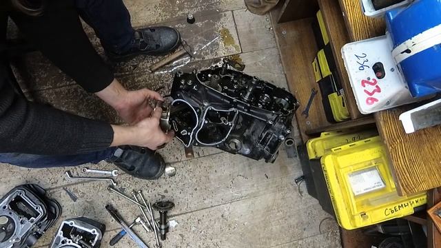 Разборка ДВС Suzuki vs800 intruder. Заключение. смотреть онлайн