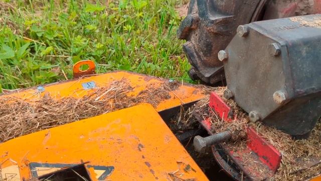 Косилка КРМ-2 на мотоблок МТЗ после переделки