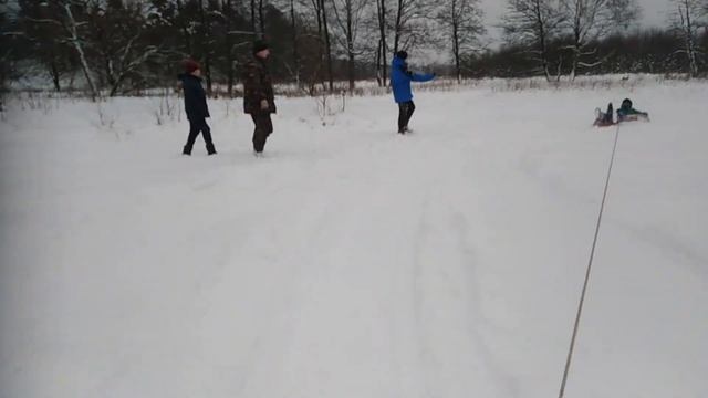 СНЕГОХОД И ВАТРУШКА! смотреть онлайн