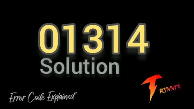 01314 Error code explained and solution смотреть онлайн