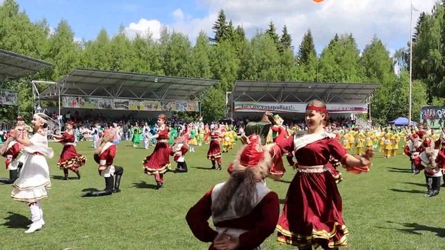 Сабада Сабантуй бәйрәмен ачу тантанасы смотреть онлайн