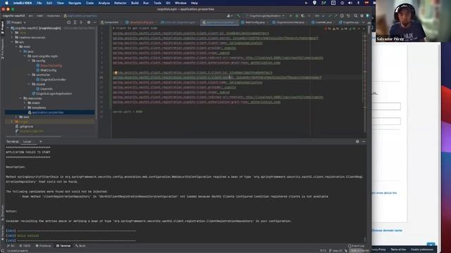 Autenticación con SpringBoot y Cognito смотреть онлайн