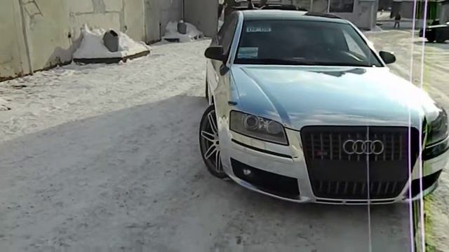 оклейка пленкой под хром audi s8 INDIVIDUAL-DESIGN.RU смотреть онлайн