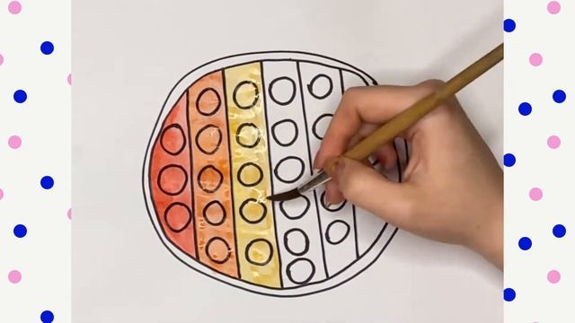 КАК НАРИСОВАТЬ ПОП ИТ для детей | Раскраска поп ит антистресс! How to draw a pop it |Step by step смотреть онлайн