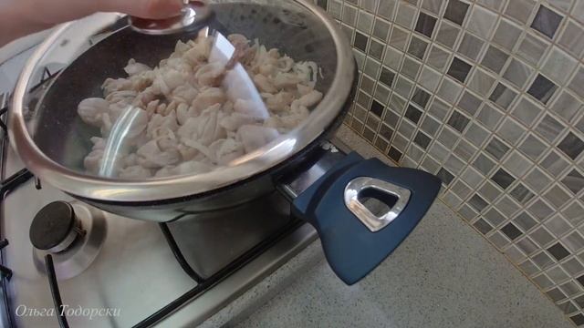 Тушенная капуста с курицей!!! Так ВЫ еще НЕ готовили(без грамма масла)!!! смотреть онлайн