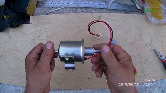 Электробензонасос низкого давления для карбюратора из Китая. смотреть онлайн