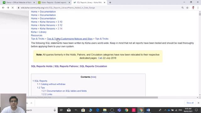 Koha SQL Reports смотреть онлайн