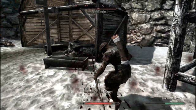 Skyrim Nord Gameplay 10: The Battle for Fort Hraggstad [HD] смотреть онлайн
