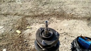 Замена заднего амортизатора Daewoo Gentra/Chevrolet lacetti