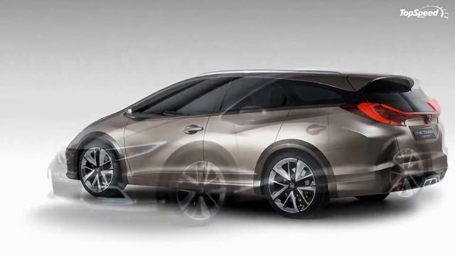2014 Honda Civic Tourer Concept смотреть онлайн