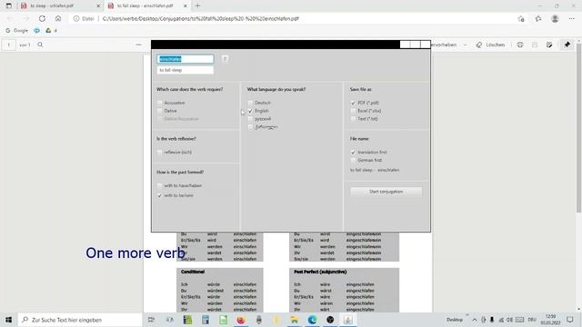 Conjugator Software Demo смотреть онлайн