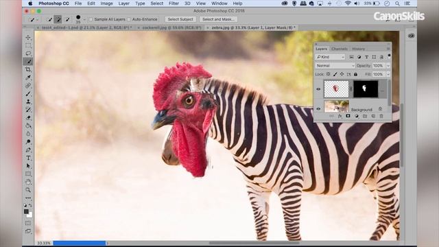 Create Animal Mashups in Photoshop CC смотреть онлайн