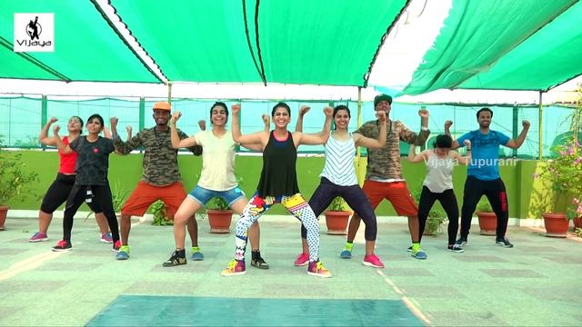 Pitbull Bon Bon | Zumba Dance on Bon Bon | Zumba Fitness Video | Choreographed By Vijaya Tupurani смотреть онлайн