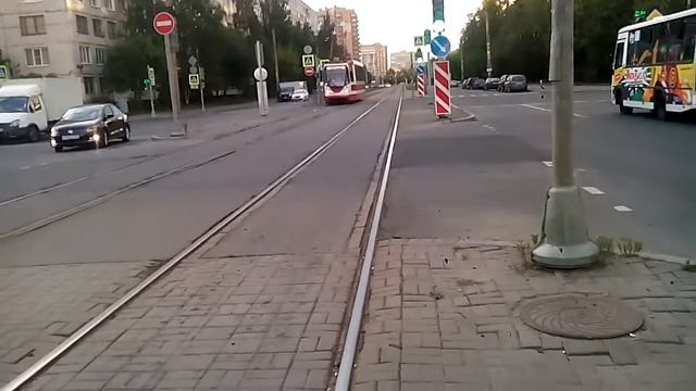 43 трамвай ЛМ-99АВН Московский смотреть онлайн