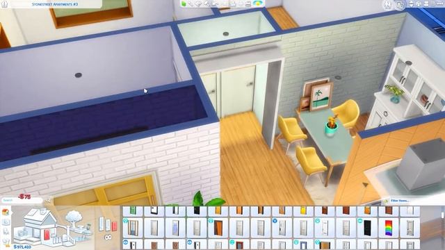 Bright Summery Apartment ☀️// Sims 4 Speed Build смотреть онлайн