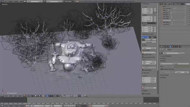 Movie Scene Creation in Blender 3D на русском языке 20 построение финальной 3D-сцены смотреть онлайн