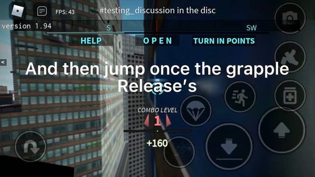 How to grapple dash in Roblox parkour! смотреть онлайн
