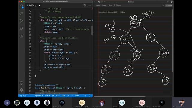 Binary Search Tree (BST) - 23 - Delete 10 - Node with two children смотреть онлайн