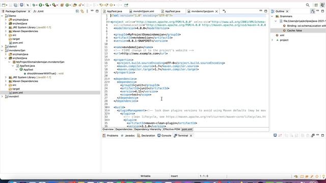 Creating a Maven Project | What is POM.XML | Maven Project Command line execution смотреть онлайн