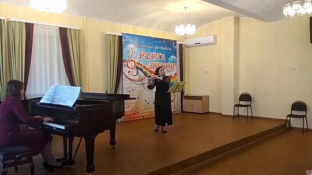 Казанкова А.В - фортепиано ,Земскова М.Ю - иллюстратор (флейта) Claude Bolling - Sentimentale смотреть онлайн