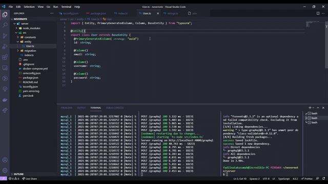 Build Fullstack Web App with Typescript Express GraphQL TypeORM and React - Evernote Clone Part 1 смотреть онлайн
