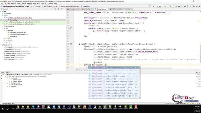 Android Development Tutorial - Read QR Code with Firebase ML in real time смотреть онлайн