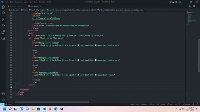I said git hub copilot to make a tailwind navbar. смотреть онлайн