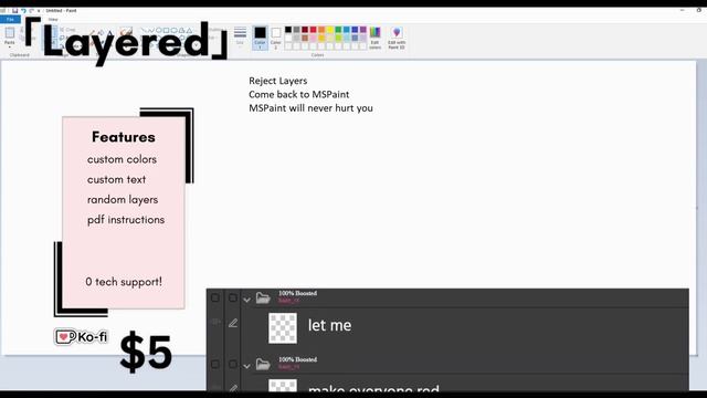 StreamElements Chat Widget- Layered Art Style смотреть онлайн