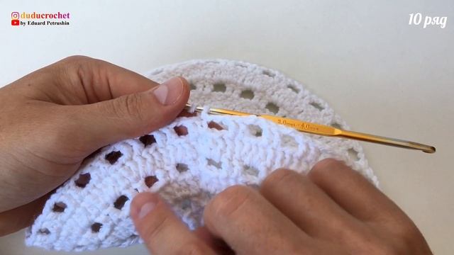 Салфетка крючком, салфетка для сервировки, подставка под горячее смотреть онлайн