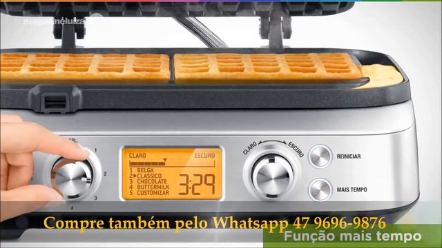 Máquina de Waffle Tramontina By Breville Smart 840W com Controle de Douramento смотреть онлайн