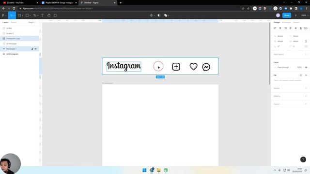 #01 Disain Header - Figma UI Instagram смотреть онлайн