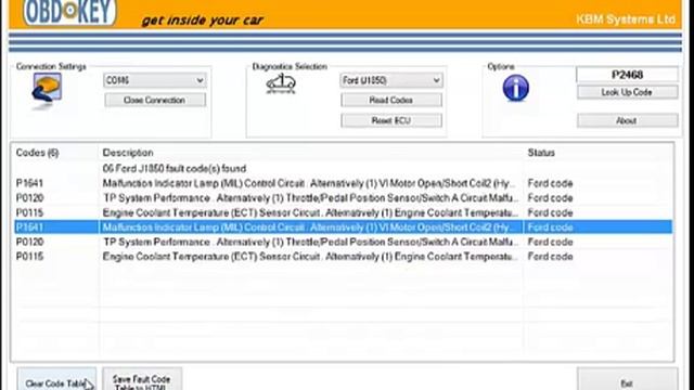 OBDKey Fault Code Reader Windows 8 Ford Escort Engine Tutorial смотреть онлайн