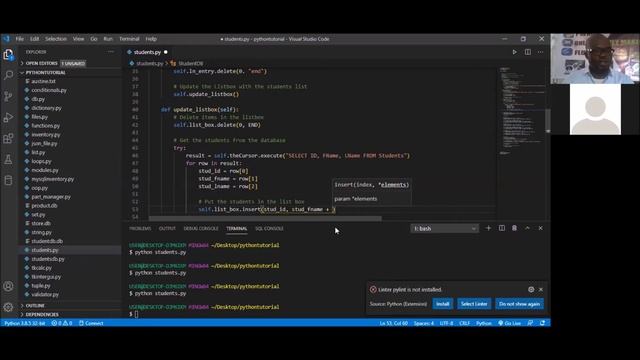 PYTHON PROGRAMMING CLASS BY AUGUSTINE EKENE EMEKA, Load the list book using select смотреть онлайн