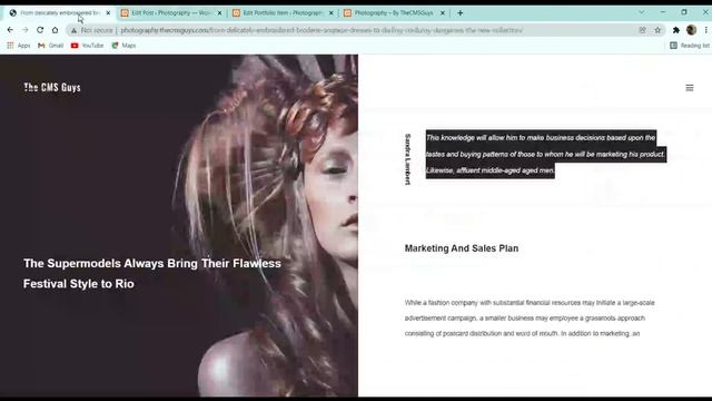 Learn to create a Professional Photographer's Portfolio using WordPress & Elementor | 2022 | Free смотреть онлайн