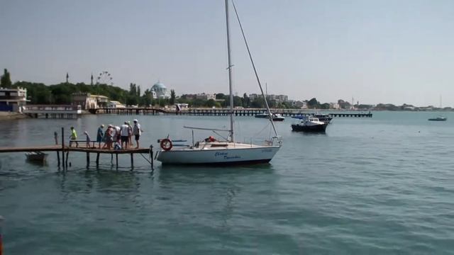 Яхты в Евпатории. Крым. смотреть онлайн