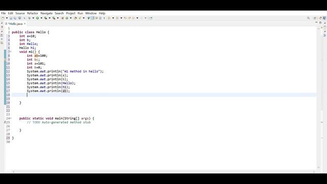 Variable and its types Class level Variable & Local variable ||Core JAVA смотреть онлайн