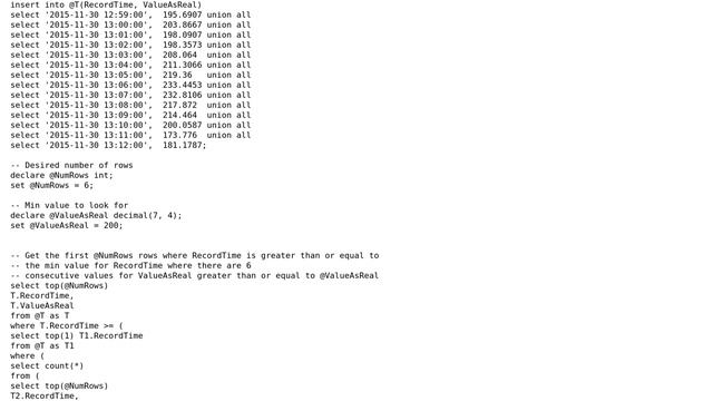 Databases: Find the first datetime interval (2 Solutions!!) смотреть онлайн