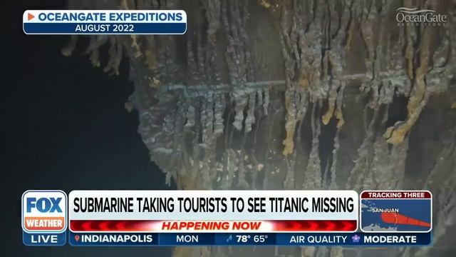 'All-Hands On Deck': Submarine Taking Tourists To See Titanic Goes Missing in Atlantic смотреть онлайн