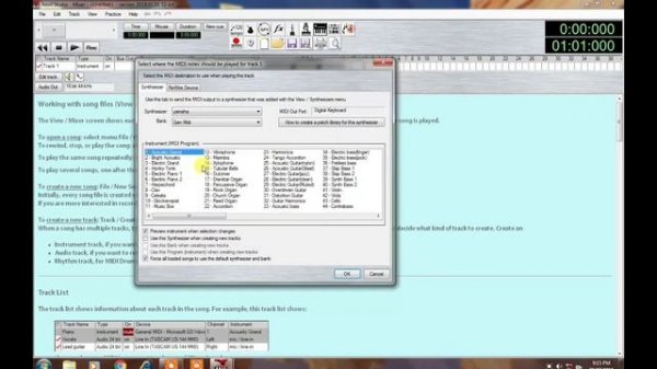 Recording keyboard by usb host cable or printer cable in computer via Anvil studio.Check descriptio