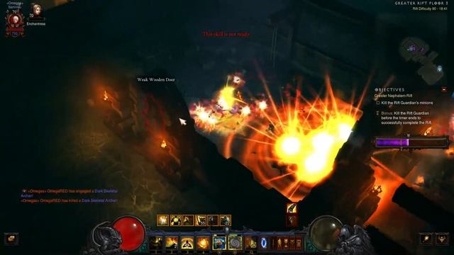 DIABLO III Monk INNA`S MANTRA SET Greater Rift 90 Solo смотреть онлайн