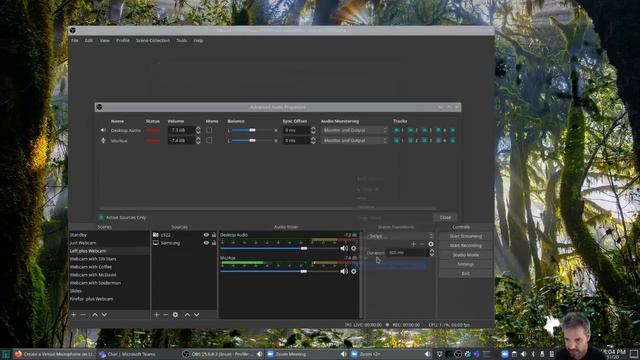 OBS Studio (Linux) Virtual Camera plus Virtual Microphone смотреть онлайн