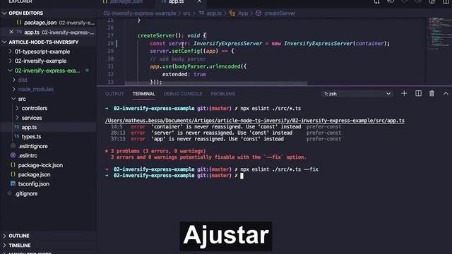 Typescript + Inversify + Express смотреть онлайн