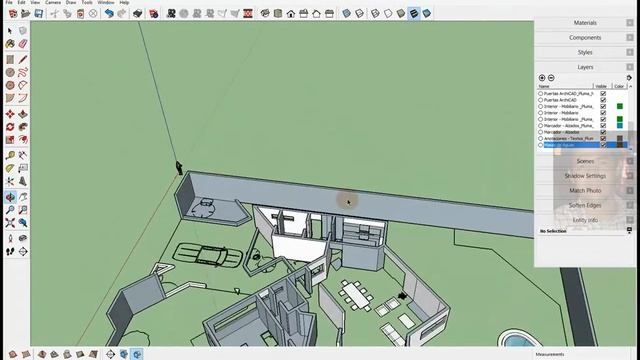 SketchUp Modelando vivienda a partir de planos Autocad, Archicad o Revit PART 02 смотреть онлайн