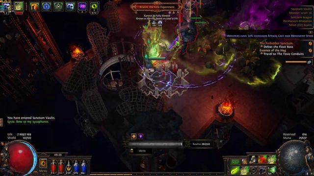 Path Of Exile - Second Boss - Sanctum - Toxic Rain