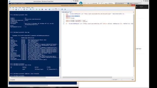Logging Into webpage with Invoke-WebRequest смотреть онлайн