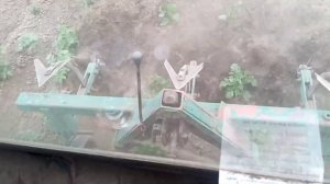 Окучивание картофеля трактором Т-25.