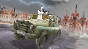 ОГРОМНАЯ ТОЛПА ФОНАРЕГОЛОВЫХ ПРОТИВ МАШИН! УЕХАТЬ ОТ SCP НА ТАЧКЕ! УГАР И БЕЗУМИЕ В Garry`s Mod