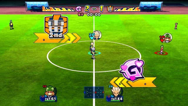 Inazuma Girls Vs Second Raimon | 2 Players Gameplay | Inazuma Eleven GO Strikers 2013